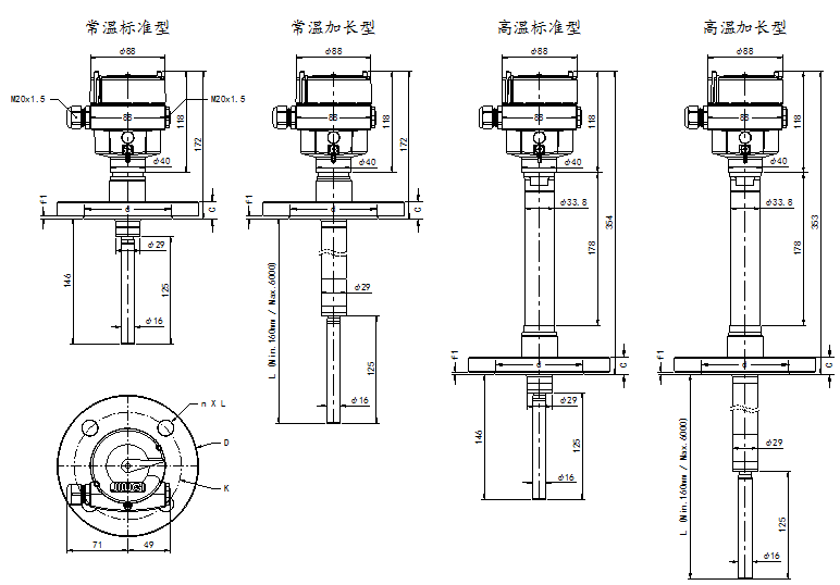 Tube-11防爆型振棒料位開關